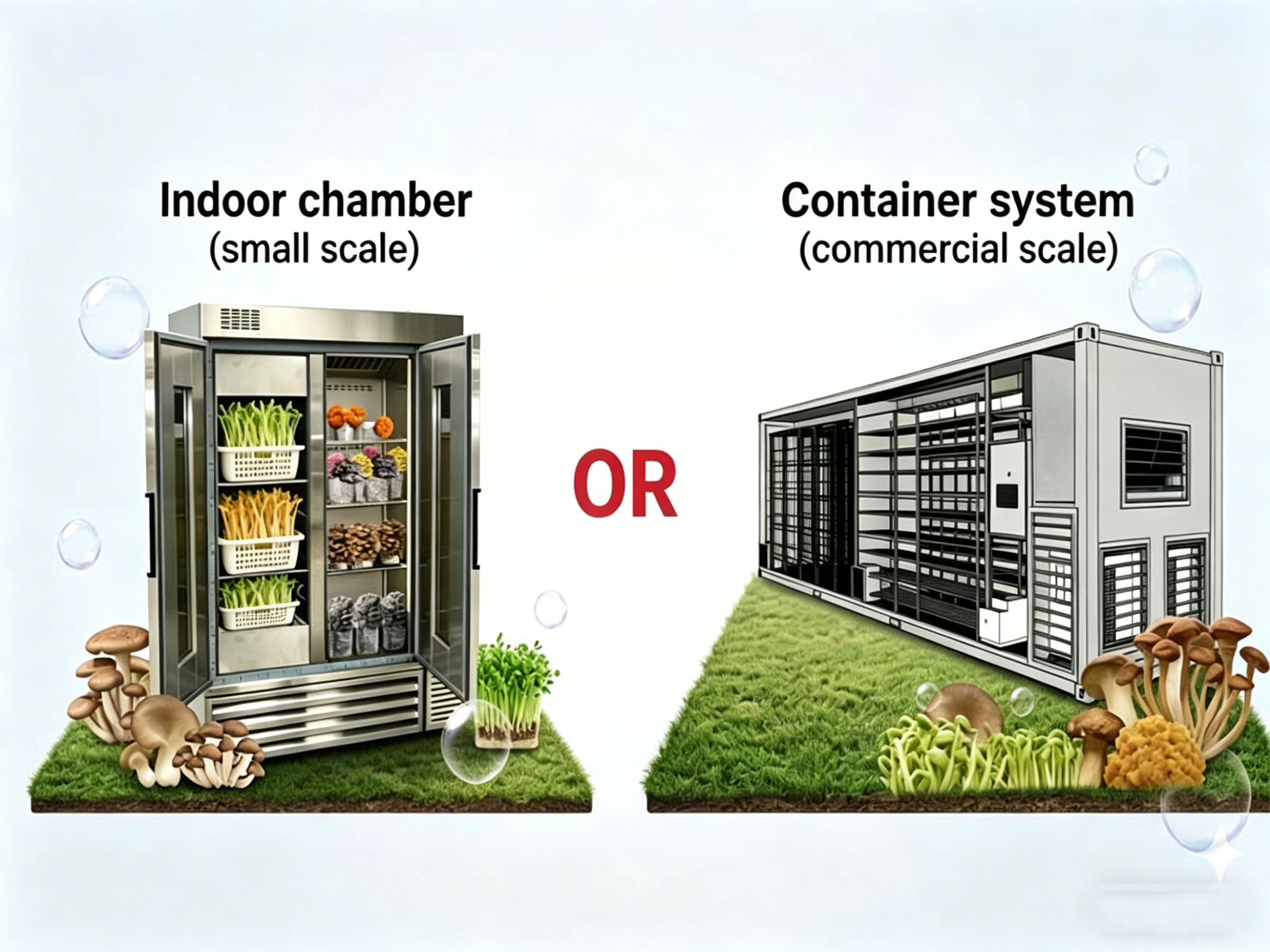Choosing Systems for Mushroom Farming Projects